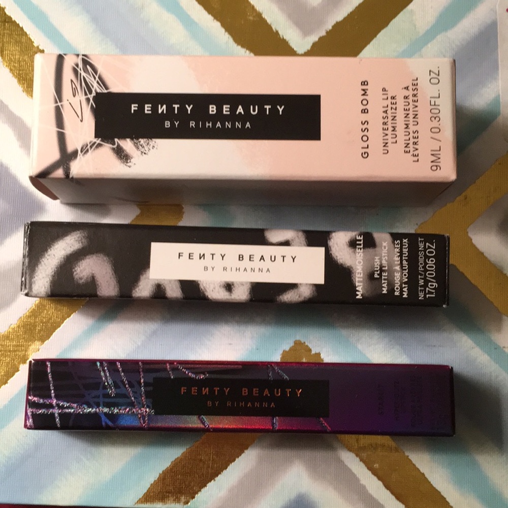 Fenty lipsticks